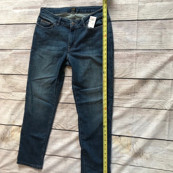 Women’s Lee Modern Series Straight Leg Jeans-sz 12 - Picture 9 of 10